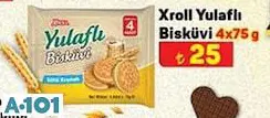 XROLL YULAFLI BİSKÜVİ 4X75 G